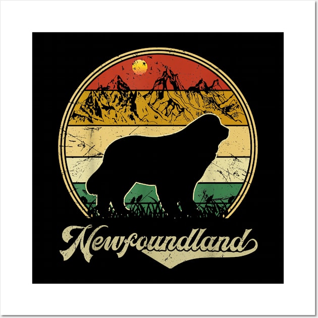 Newfoundland Funny Gift Dog Lover Wall Art by Rojio